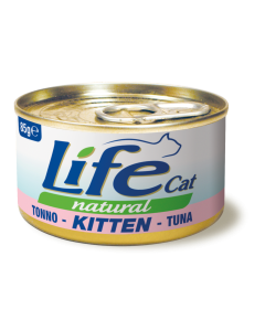 Life Cat Natural Kitten Tonno Lattina 85 gr