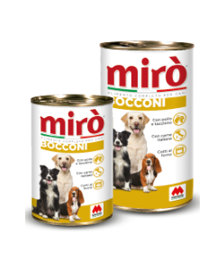 Mirò Cane Adult Bocconi di Pollo e Tacchino Lattina