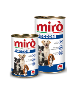 Mirò Cane Adult Bocconi di Tonno Lattina