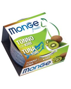 Monge Fruits Gatto Adult Pezzetti di Tonno con Kiwi Lattina 80 gr 