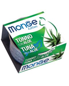 Monge Fruits Kitten Pezzetti di Tonno con Aloe Lattina 80 gr 