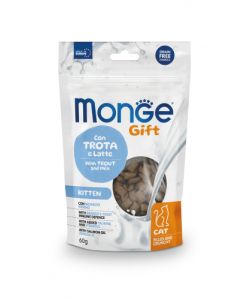 Monge Gift Gatto Kitten Filled and Crunchy di Trota con Latte 60 gr