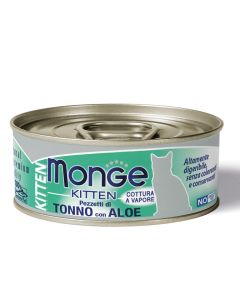 Monge Jelly Kitten Pezzetti di Tonno con Aloe Lattina 80 gr