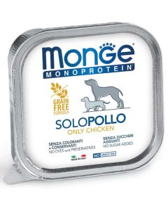 Monge Monoproteico Cane Paté Solo Pollo 150 gr