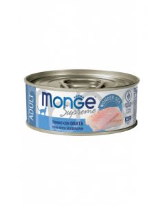 Monge Supreme Gatto Adult Tonno con Orata Lattina 80 gr 