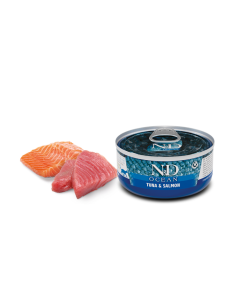 Farmina N&D Ocean Gatto Adult Tonno Salmone Lattina 70 gr