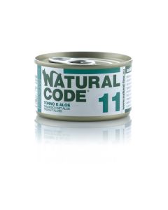 Natural Code 11 Gatto Adulto Tonno e Aloe Lattina 85 gr