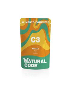 Natural Code C3 Gatto Adulto Maiale Busta 70 gr