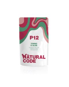 Natural Code P12 Gatto Adulto Tonno e Aloe Busta 70 gr