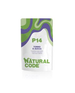 Natural Code P14 Gatto Adulto Tonno e Zucca Busta 70 gr