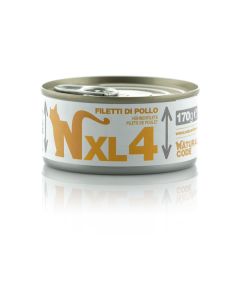 Natural Code XL4 Gatto Adulto Filetti di Pollo Lattina 170 gr