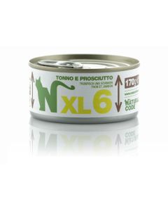 Natural Code XL6 Gatto Adulto Tonno e Prosciutto Lattina 170 gr