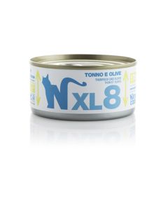 Natural Code XL8 Gatto Adulto Tonno e Olive Lattina 170 gr