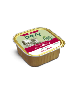 Oasy Cane Adult Patè con Manzo Vaschetta 150 gr