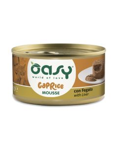 Oasy Caprice Gatto Adulto Mousse con Fegato Lattina 85 gr