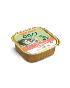 Oasy Gatto Adulto Patè con Salmone Vaschetta 100 gr