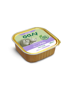 Oasy Gatto Kitten Patè con Pollo Vaschetta 100 gr