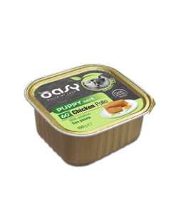 Oasy Grain Free Formula Cane Puppy Patè con Pollo e Patate Vaschetta 150 gr