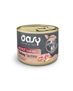 Oasy Grain Free Formula Cane Adult Small/Mini Tacchino con Verdure Lattina 200 gr