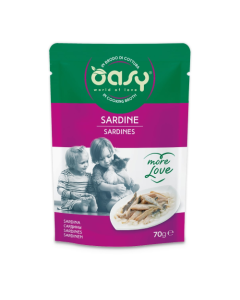 Oasy More Love Gatto Adulto Sardine Busta 70 gr