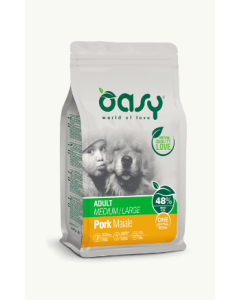 Oasy One Animal Protein Cane Adult Medium e Large Maiale Crocchette