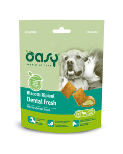 Oasy Snack Cane Biscotti Ripieni Dental Fresh 70 gr