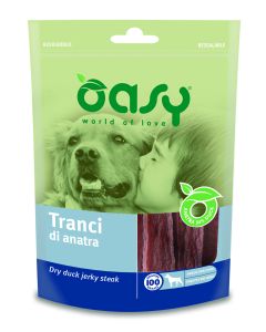 Oasy Snack Cane Tranci di Anatra 100 gr