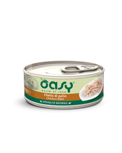 Oasy Specialità Naturale Gatto Adulto Filetto di Pollo Lattina 70 gr