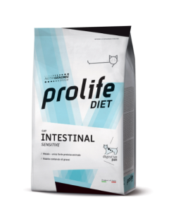 Prolife Diet Gatto Intestinal Sensitive Monoproteico Maiale Crocchette 300 gr