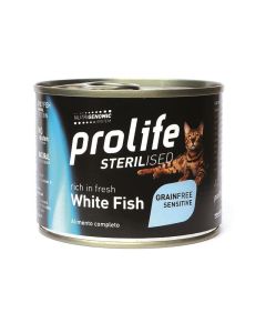 Prolife Grain Free Gatto Sterilizzato Pesce Bianco con Patate Lattina 200 gr