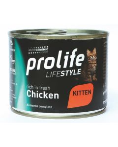 Prolife Lifestyle Gatto Kitten Pollo Lattina 200 gr