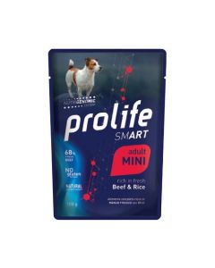 Prolife Smart Cane Adult Mini Manzo con Riso Busta 100 gr