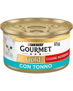 Purina Gourmet Gold Cuore Morbido Gatto Adulto Tonno Lattina 85 gr