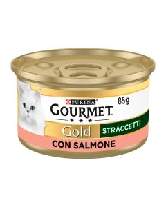 Purina Gourmet Gold Gatto Adulto Straccetti di Salmone Lattina 85 gr