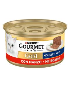 Purina Gourmet Gold Mousse Gatto Adulto Manzo Lattina 85 gr