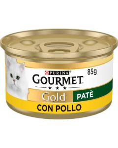 Purina Gourmet Gold Paté Gatto Adulto Pollo Lattina 85 gr