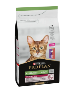 Purina Pro Plan Gatto Adult Sterilizzato Savoury Duo con Anatra e Fegato Crocchette 1,5 kg