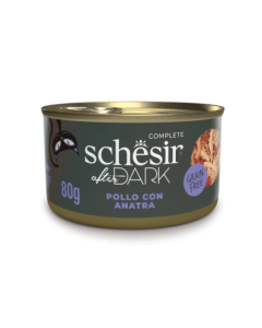 Schesir After Dark Gatto Adult Pollo con Anatra in Brodo Lattina 80gr