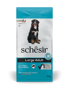 Schesir Cane Adult Large con Pesce Crocchette 12 kg