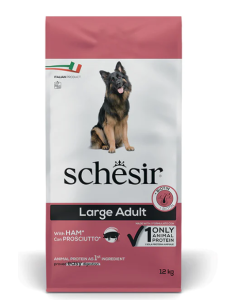 Schesir Cane Adult Large con Prosciutto Crocchette 12 kg