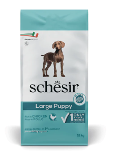 Schesir Cane Puppy Large Pollo Crocchette 12 kg