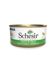 Schesir Gatto Adulto Filetti di Pollo in Gelatina Lattina 85 gr