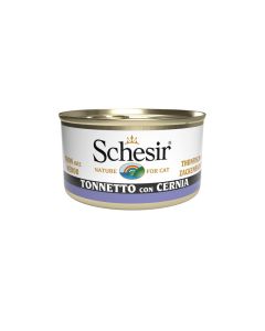 Schesir Gatto Adulto Tonnetto con Cernia in Gelatina Lattina 85 gr