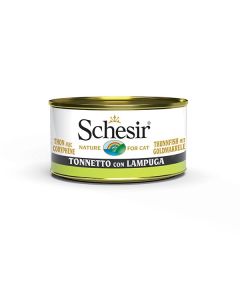 Schesir Gatto Adulto Tonnetto con Lampuga in Gelatina Lattina 85 gr