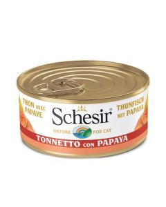 Schesir Gatto Adulto Tonnetto con Papaya in Gelatina Lattina 75 gr 