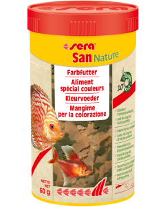 Sera San Nature per la Colorazione di Pesci d'Acquario 60 gr