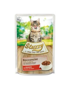 Stuzzy Gatto Adulto Bocconcini con Manzo in Salsa Busta 85 gr