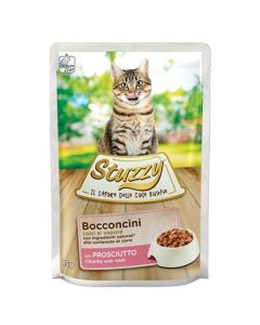 Stuzzy Gatto Adulto Bocconcini con Prosciutto in Salsa Busta 85 gr