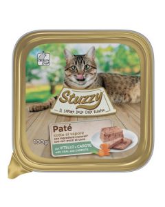 Stuzzy Gatto Adulto Patè con Vitello e Carote in Vaschetta 100 gr