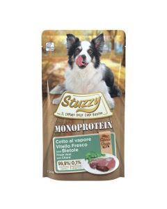 Stuzzy Monoproteico Cane Adult Vitello con Bietole Busta 150 gr